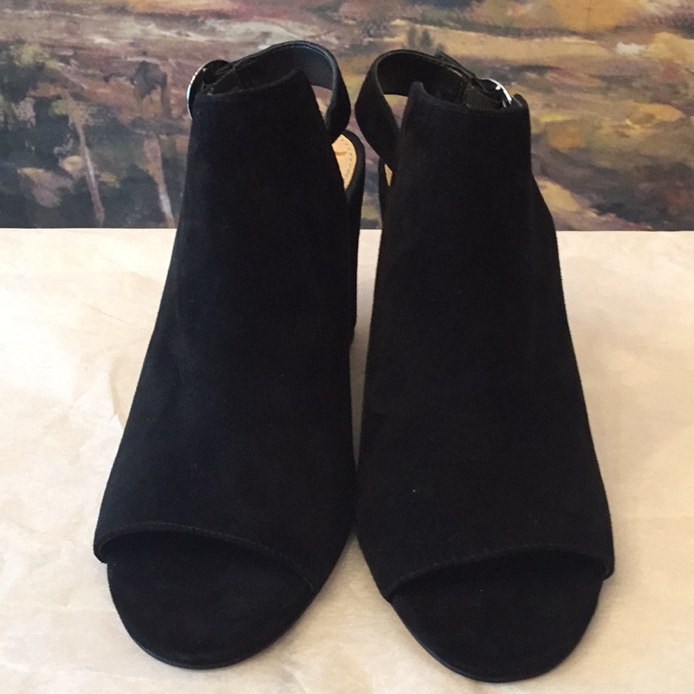 BNWT Sam Edelman Suede Warick Wedge Sandal - Picture 2 of 8
